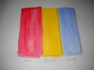 red yellow blue